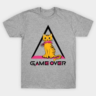 Cat - Game Over Squid T-Shirt